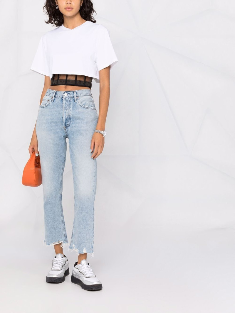 AGOLDE Riley cropped jeans outlook