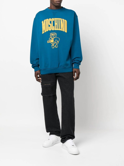 Moschino logo-print sweatshirt outlook