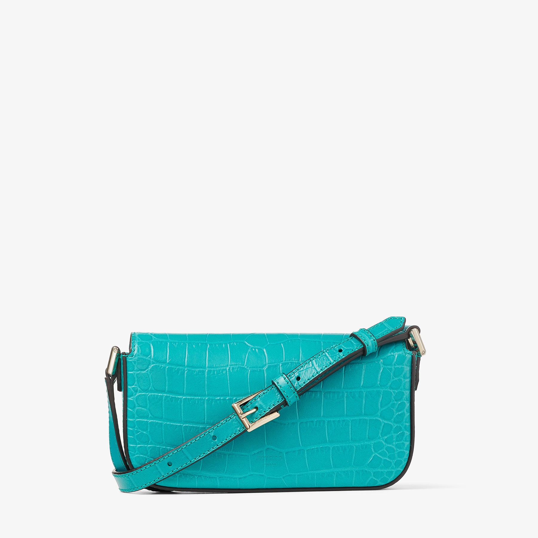 Avenue Mini Shoulder
Peacock Croc-Embossed Leather Mini Shoulder Bag - 7