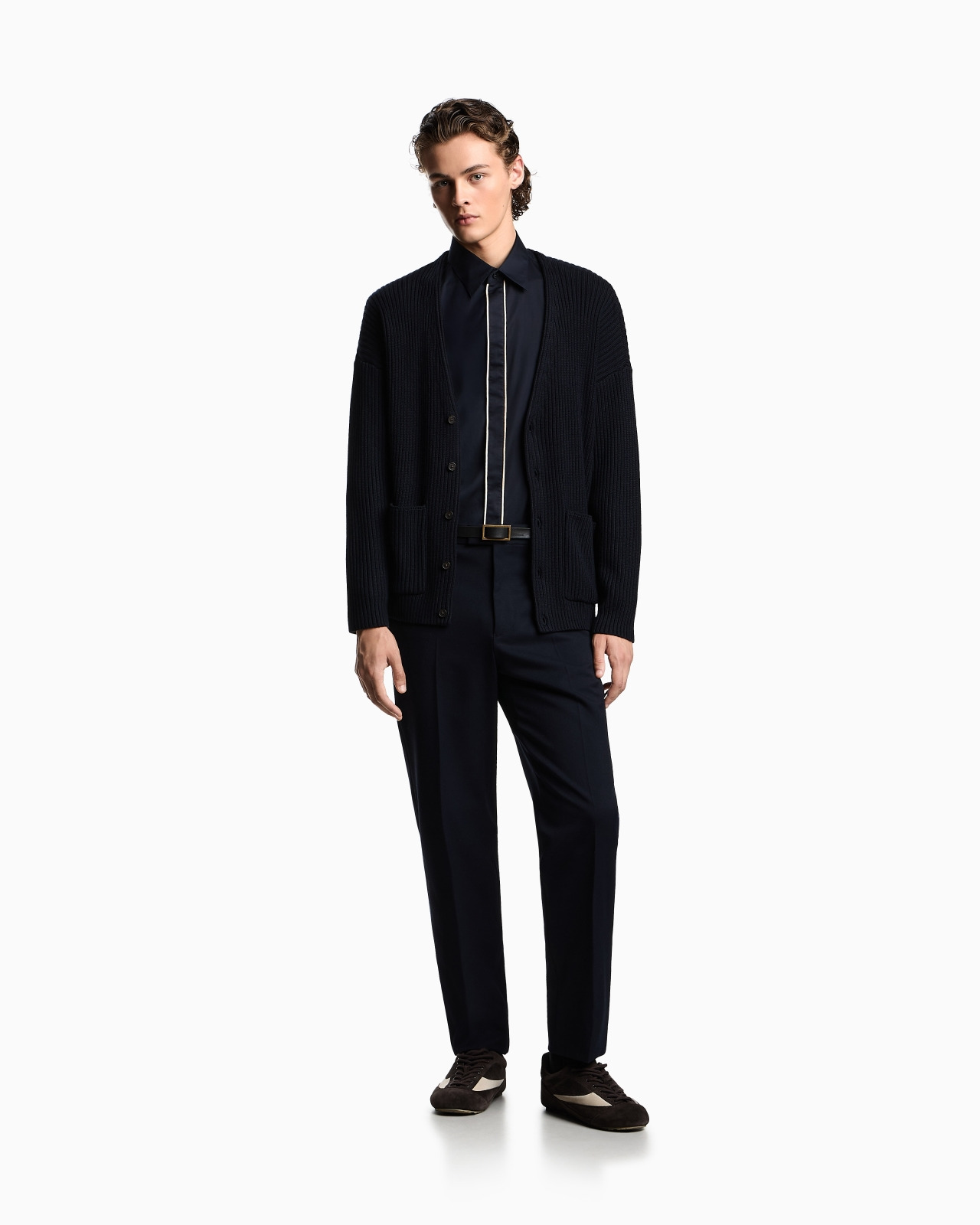 PIMA COTTON SHIRT WITH PIPING - 2