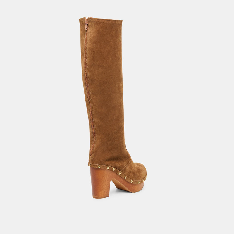 JENNY BOOTS CHESTNUT SUEDE 5