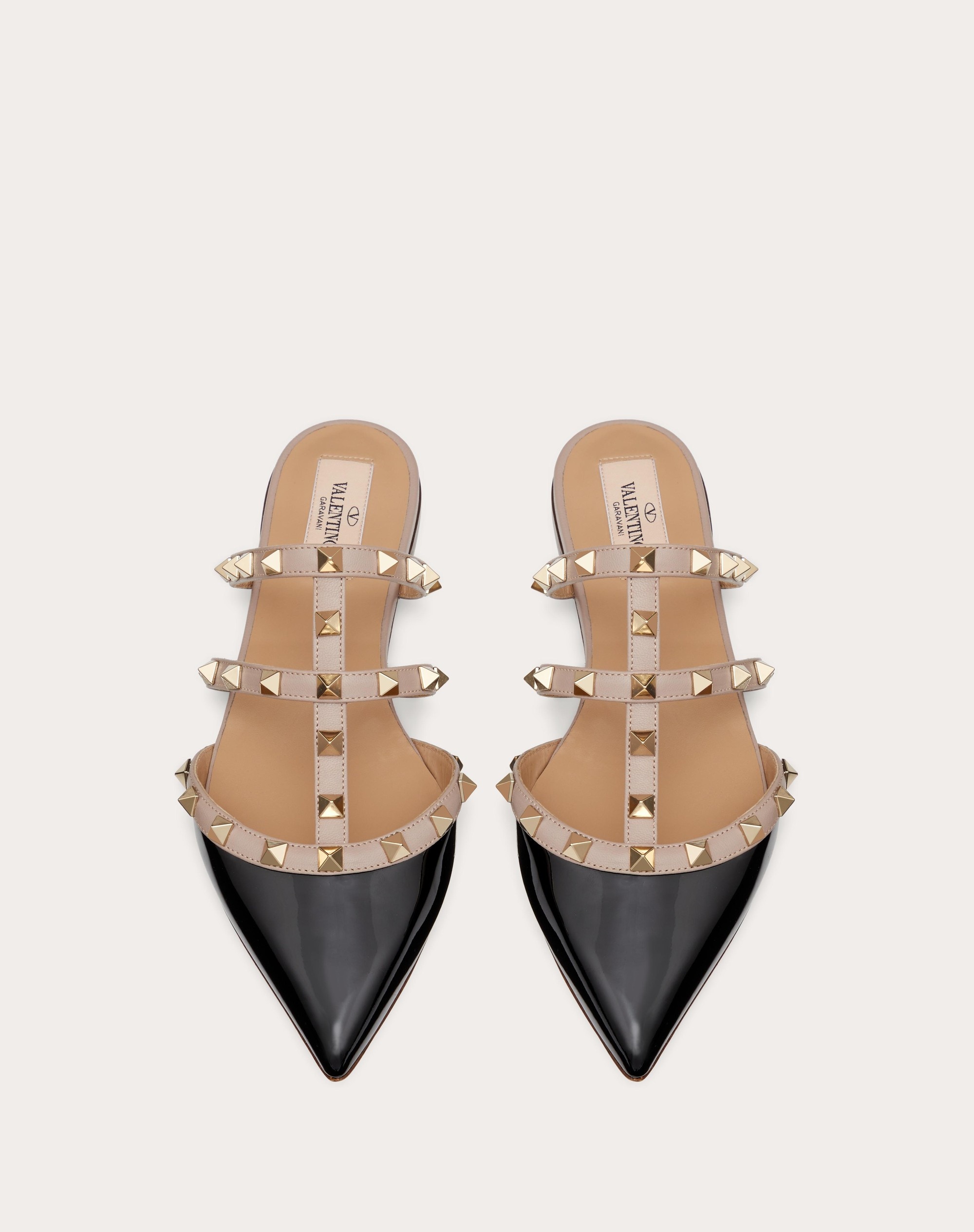 ROCKSTUD PATENT-LEATHER MULE - 4