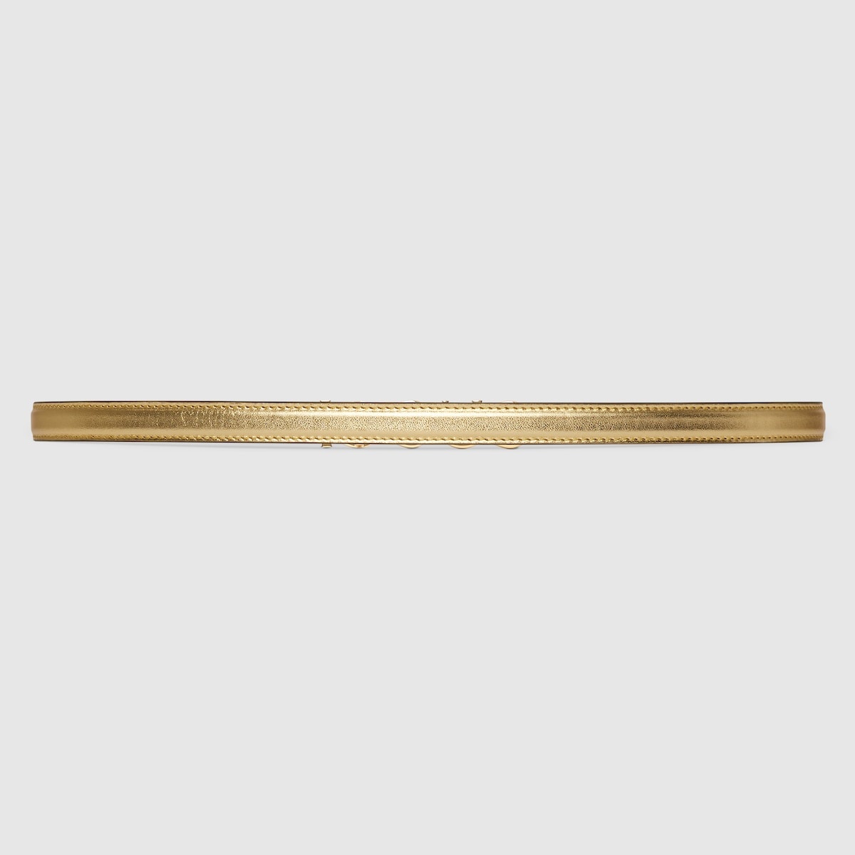 Gucci buckle thin belt - 4