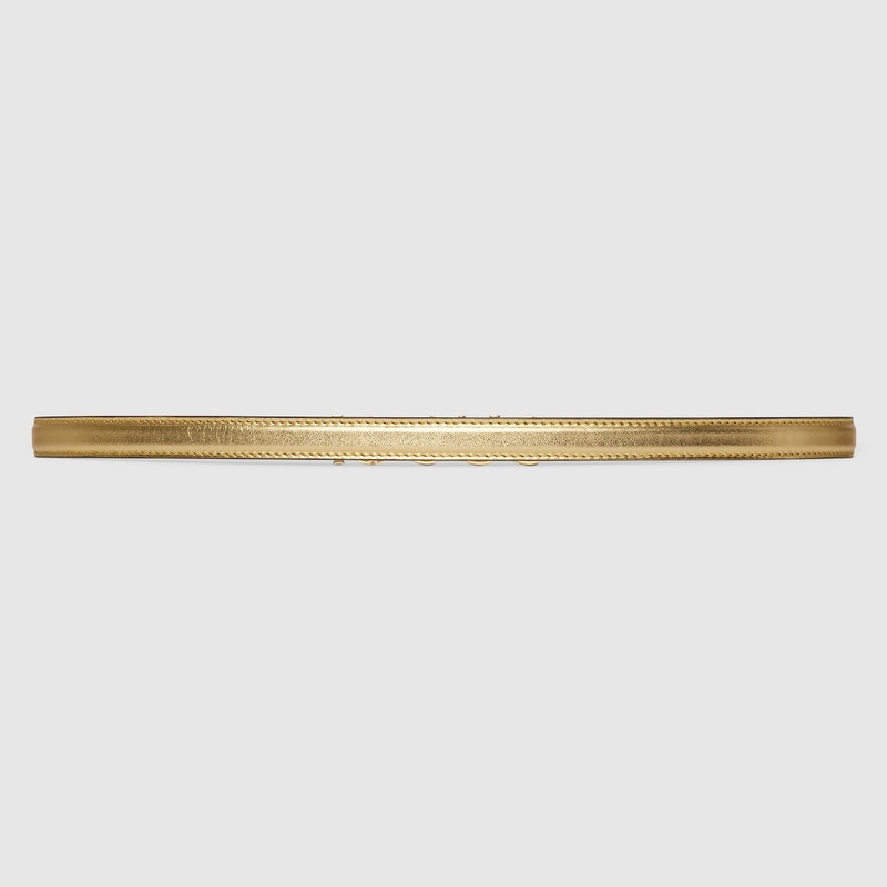 Gucci buckle thin belt 4