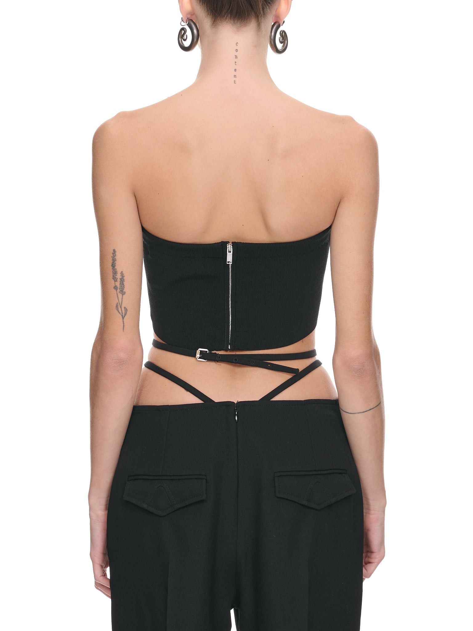 Rib V-Wire Corset Top - 2