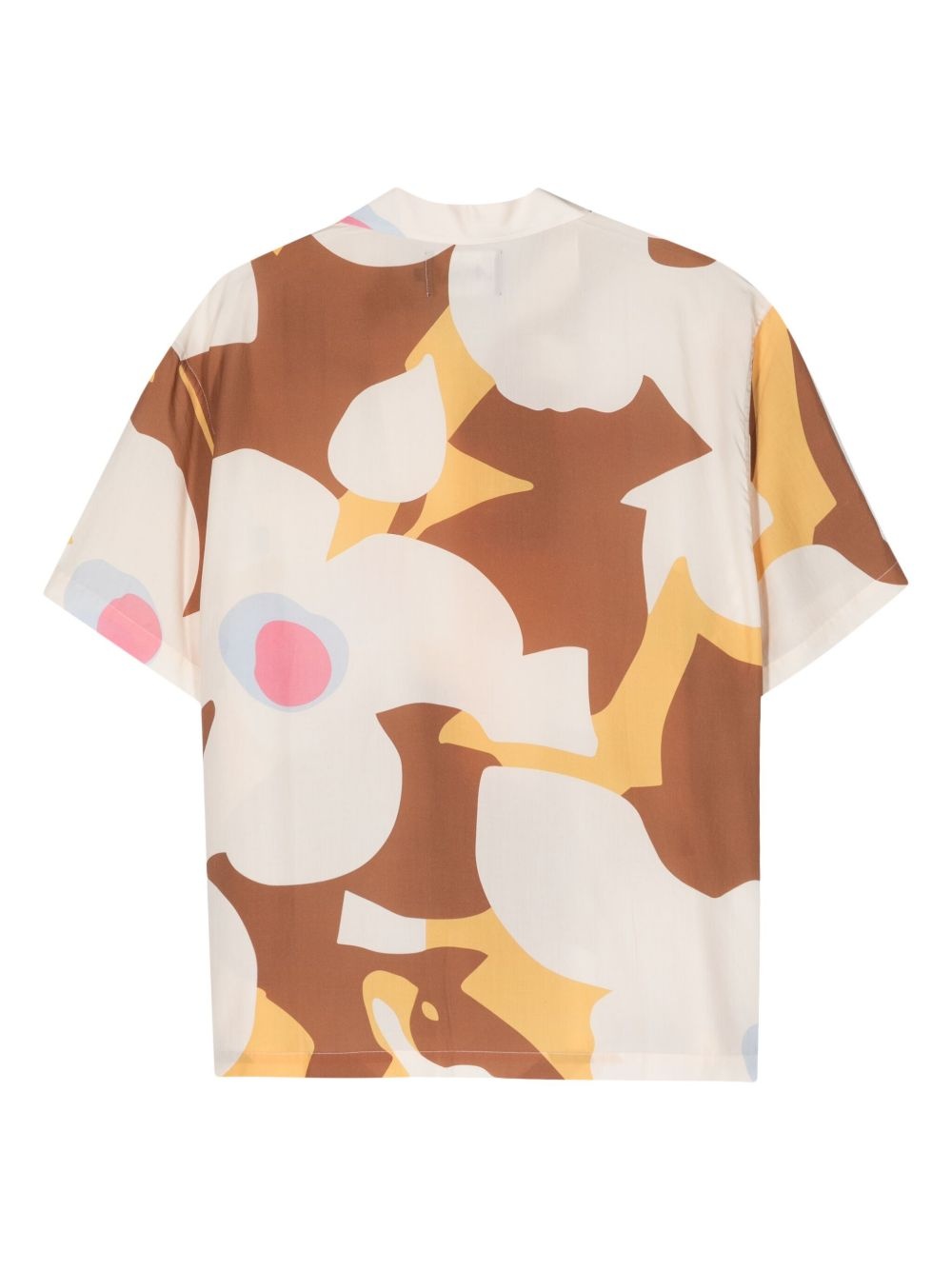 floral-print short-sleeve shirt - 2