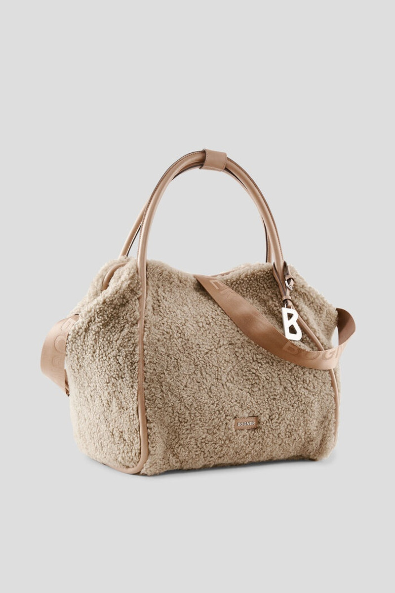 BOGNER Valmorel Timea Shopping bag in Beige outlook