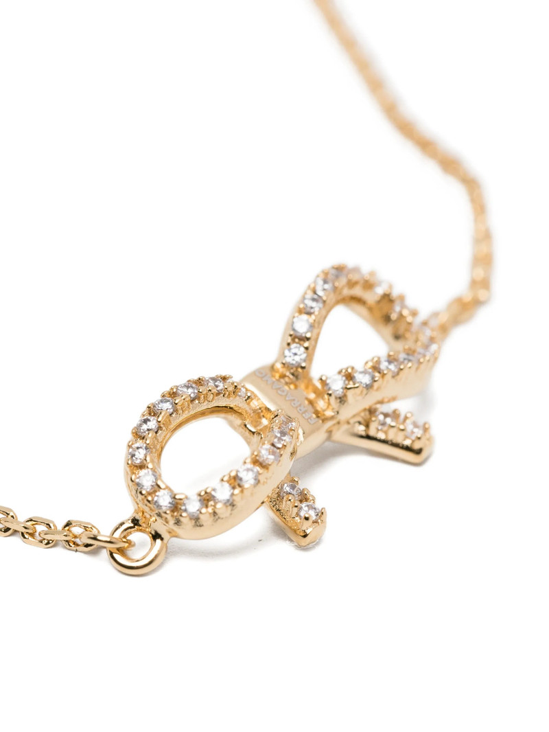 FERRAGAMO Ferragamo Vara Bow Crystal-embellished Bracelet outlook