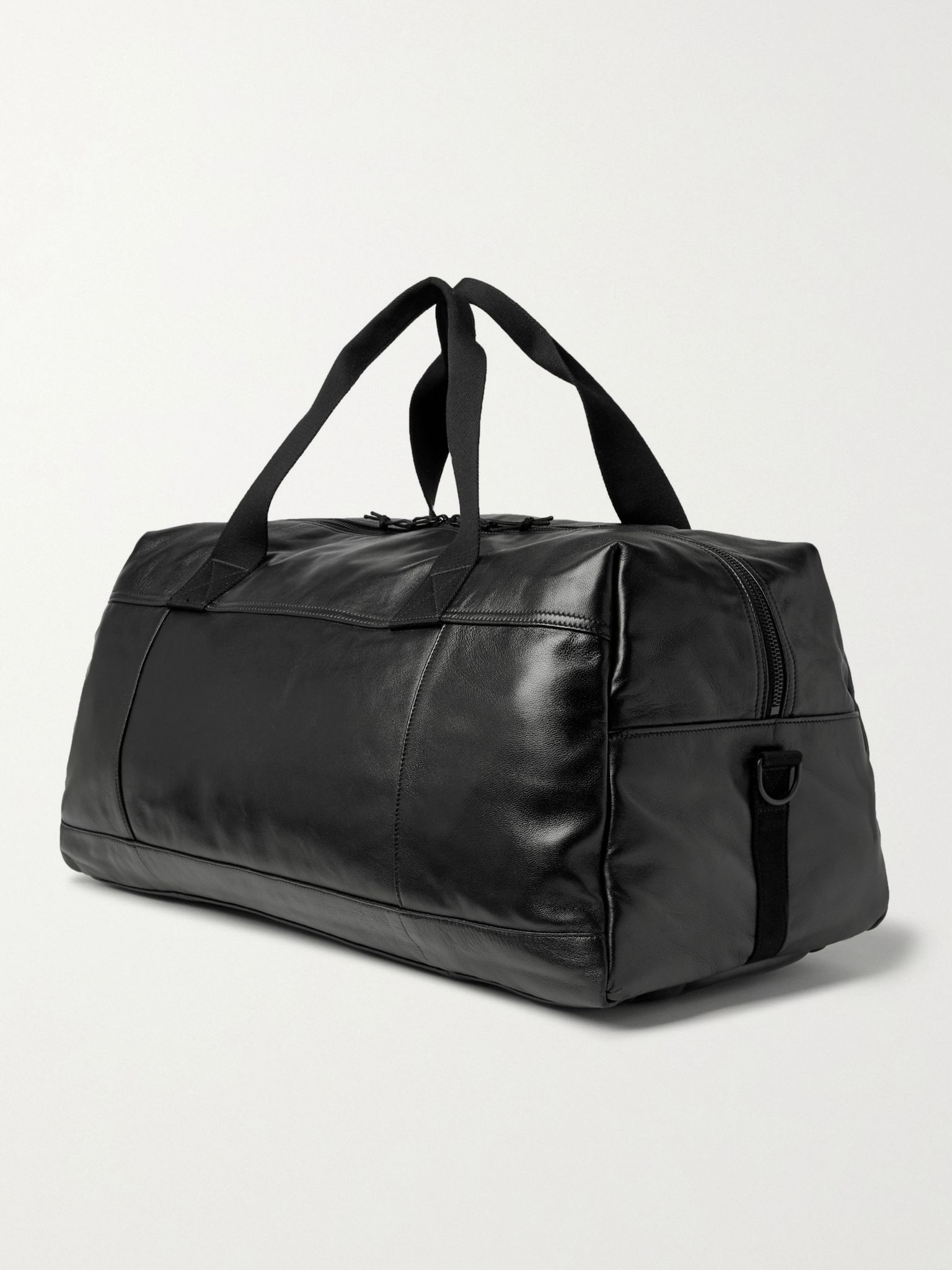 Logo-Embossed Leather Holdall - 4