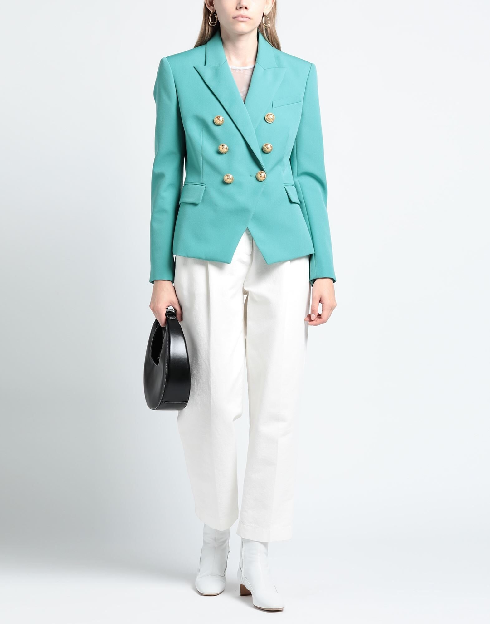 Turquoise Women's Blazer - 3
