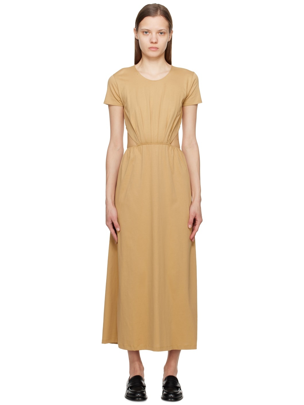 Beige Seram Midi Dress - 1