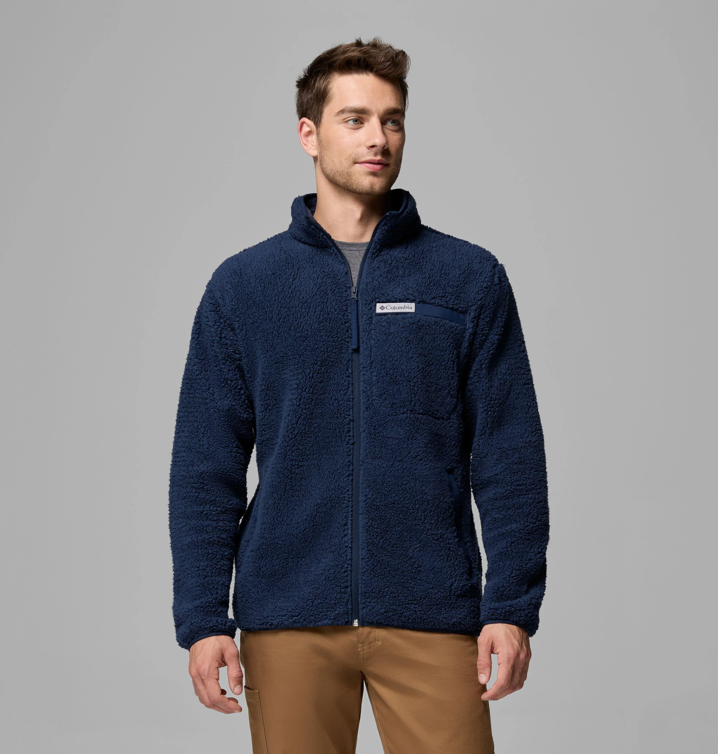 Men's Rugged Ridge High Pile Full Zip Fleece Jacket - 1