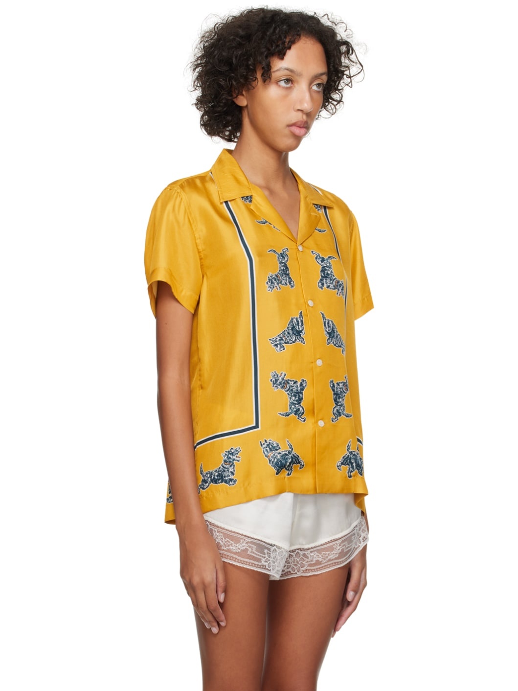 Yellow Running Scottie Shirt - 2