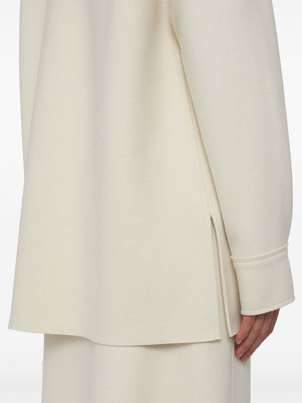 high-neck wool top - 5