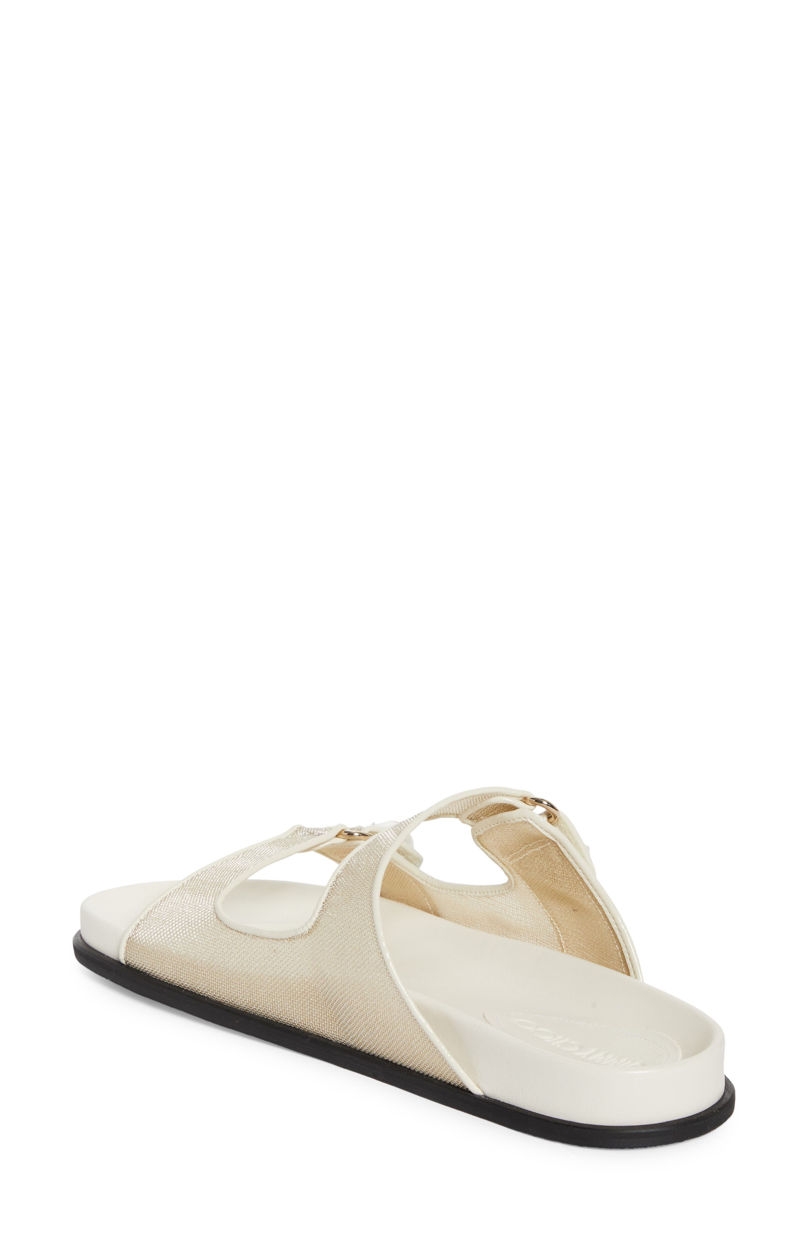 Jimmy Choo Fayence Slide Sandal in Champagne/Latte at Nordstrom - 2