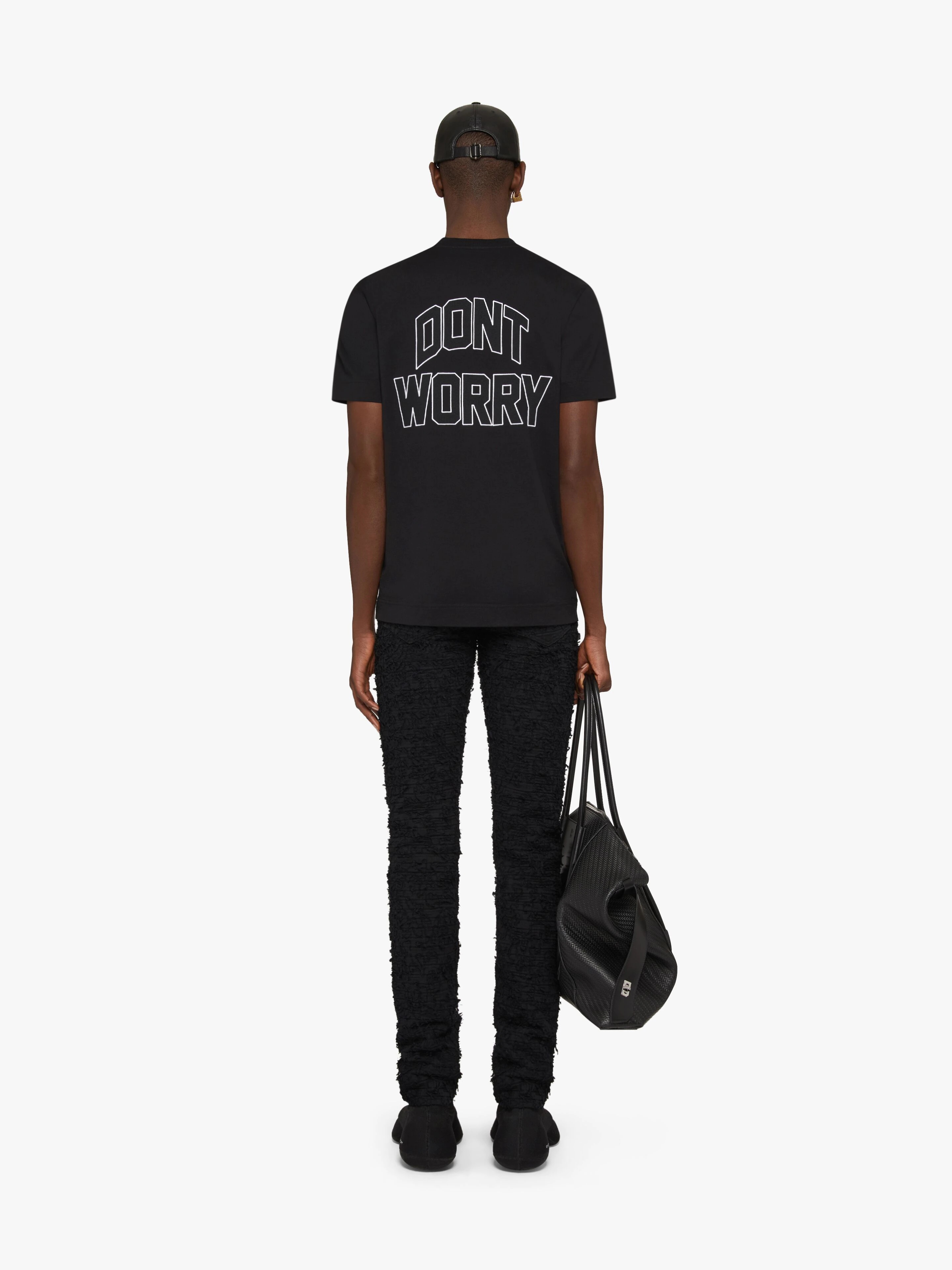 SLIM-FIT T-SHIRT IN JERSEY WITH PATCHES - 4