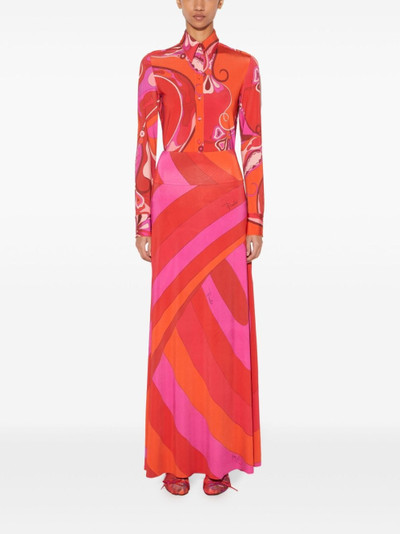 PUCCI Iride-print long skirt outlook