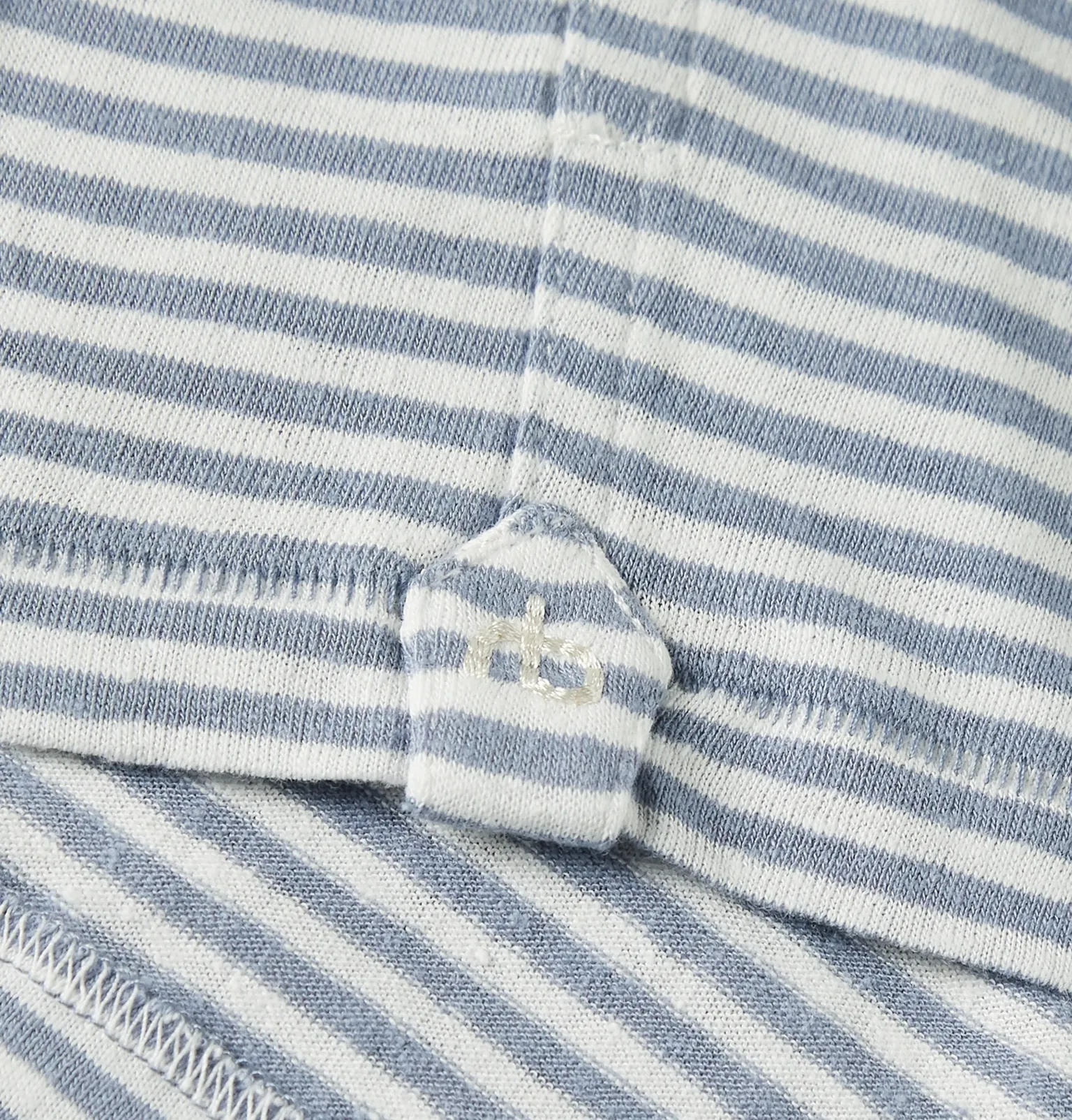 Classic Air Striped Linen-Blend T-Shirt - 3