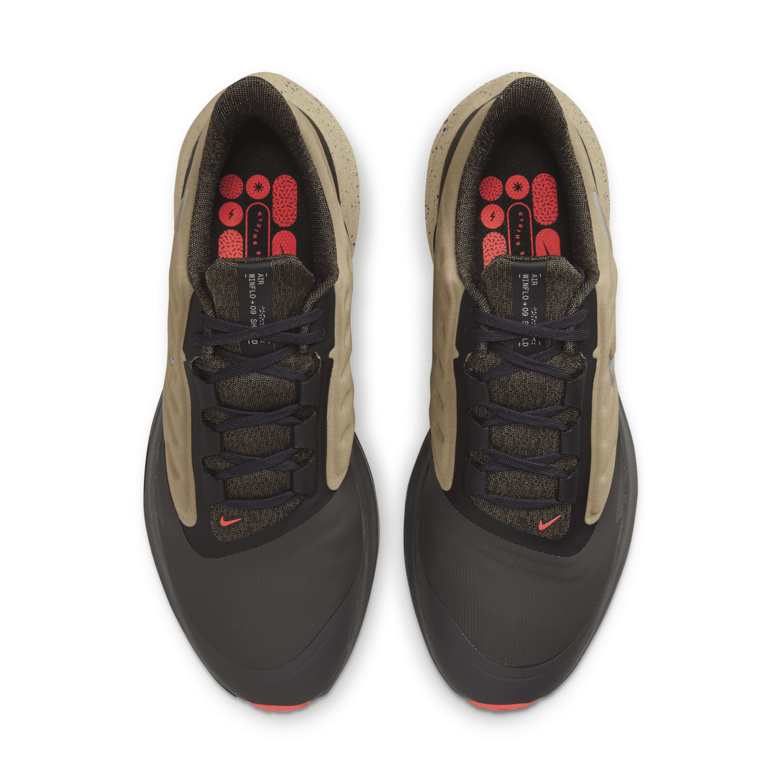 Nike Nike Men's Winflo 9 Shield Weatherized Road Running Shoes | REVERSIBLE
