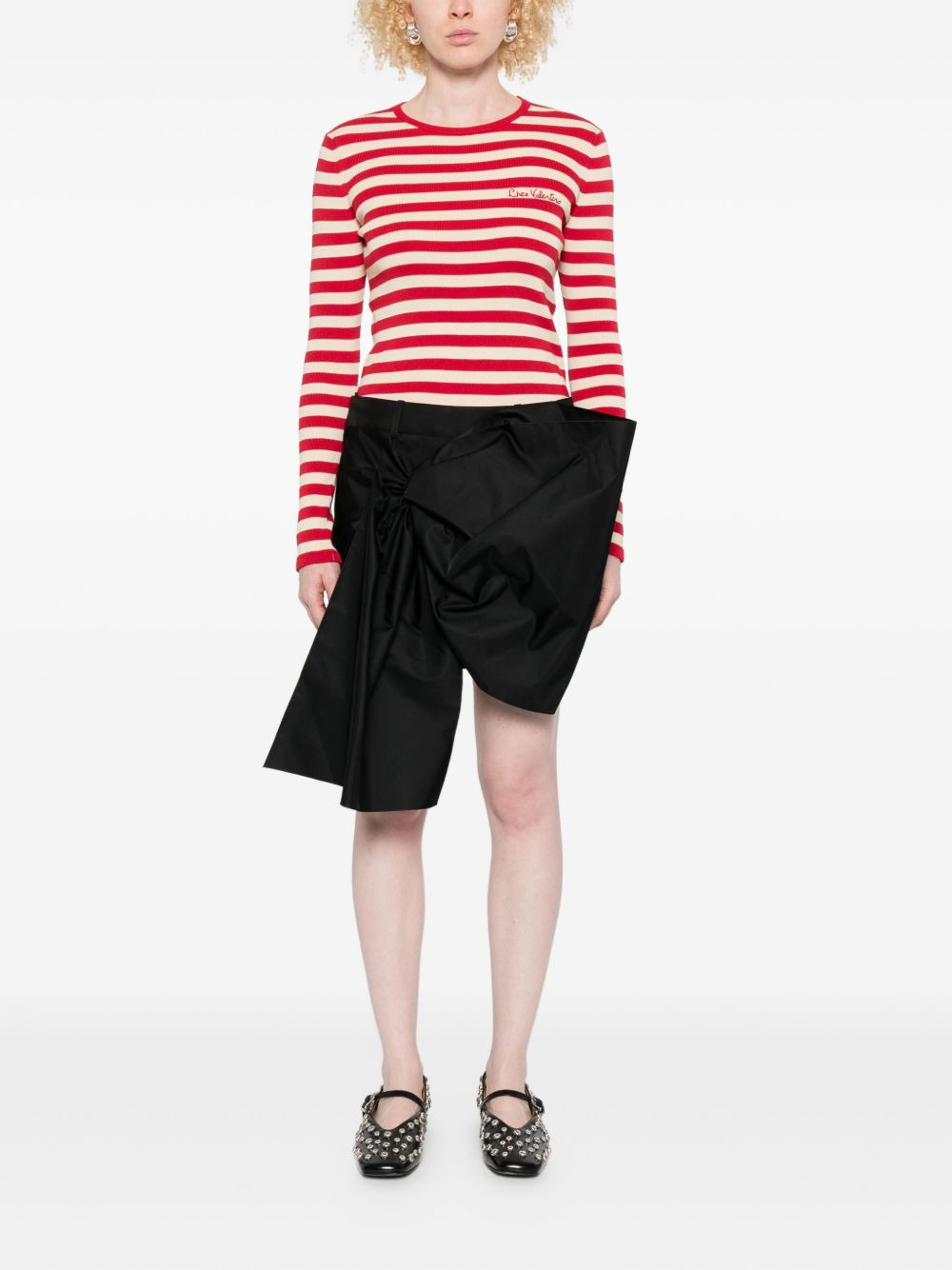 striped long-sleeve top - 2
