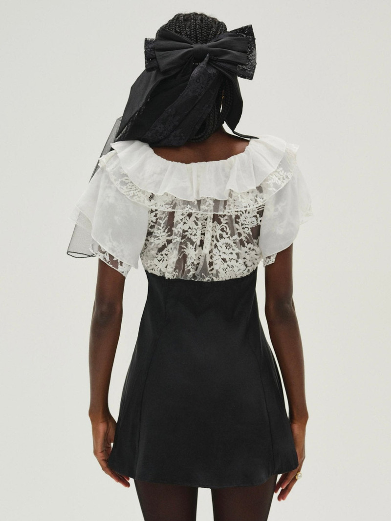 For Love & Lemons Holiday Lace Mini Dress outlook