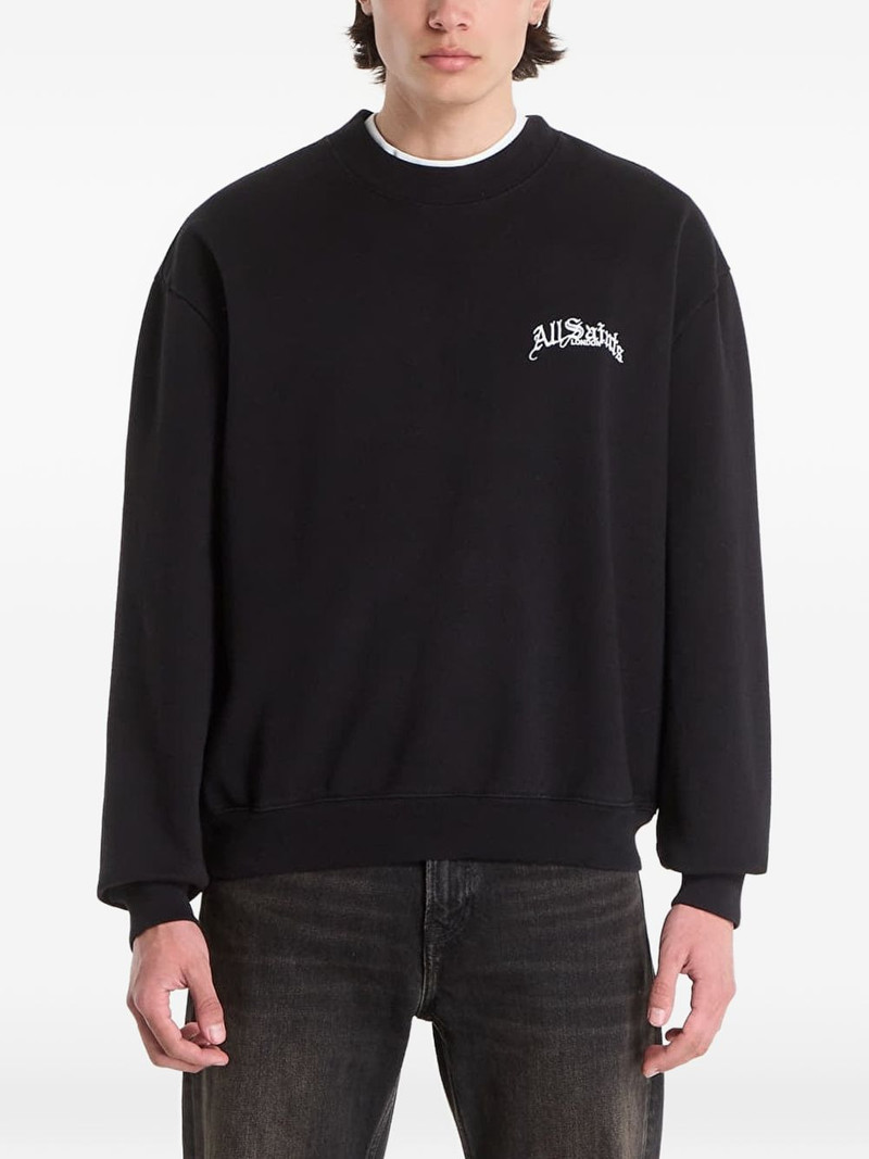 logo-print sweater 1