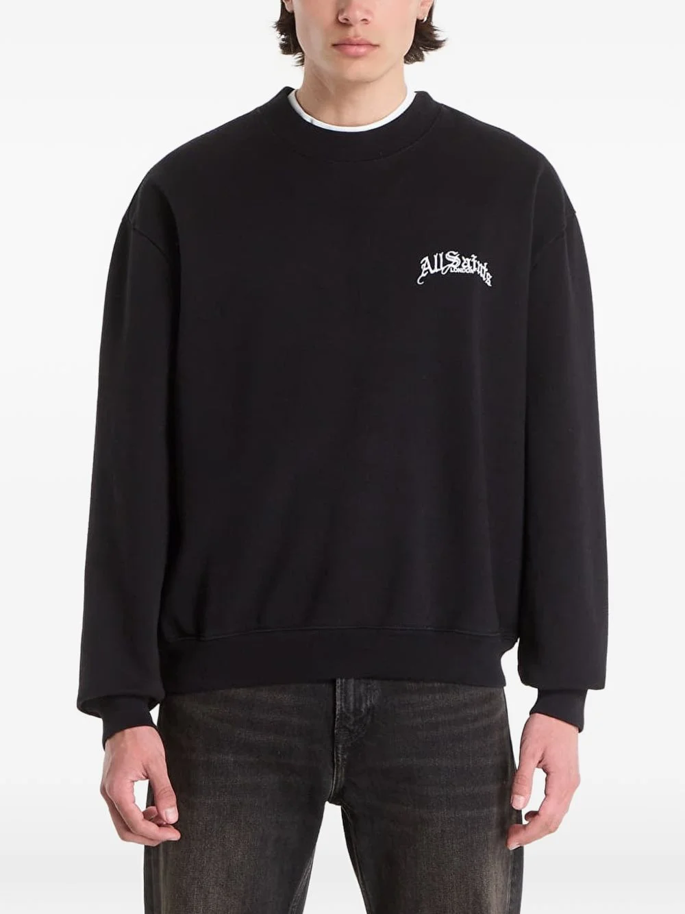 logo-print sweater - 1