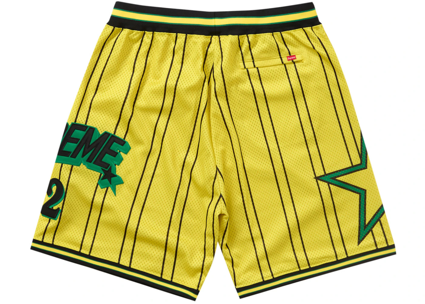 Supreme Star Basketball Short Yellow - 3