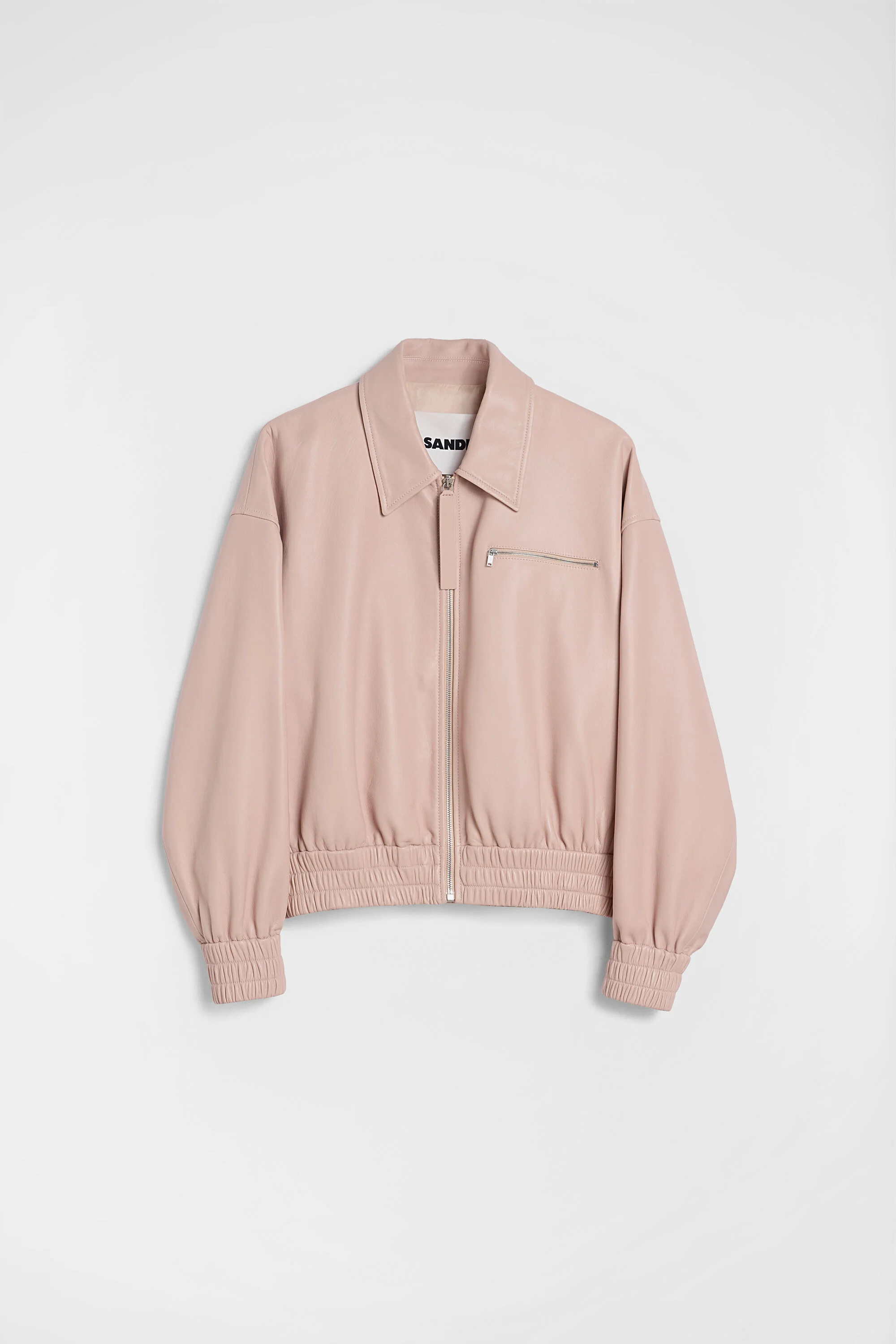 Leather Bomber Jacket - 1