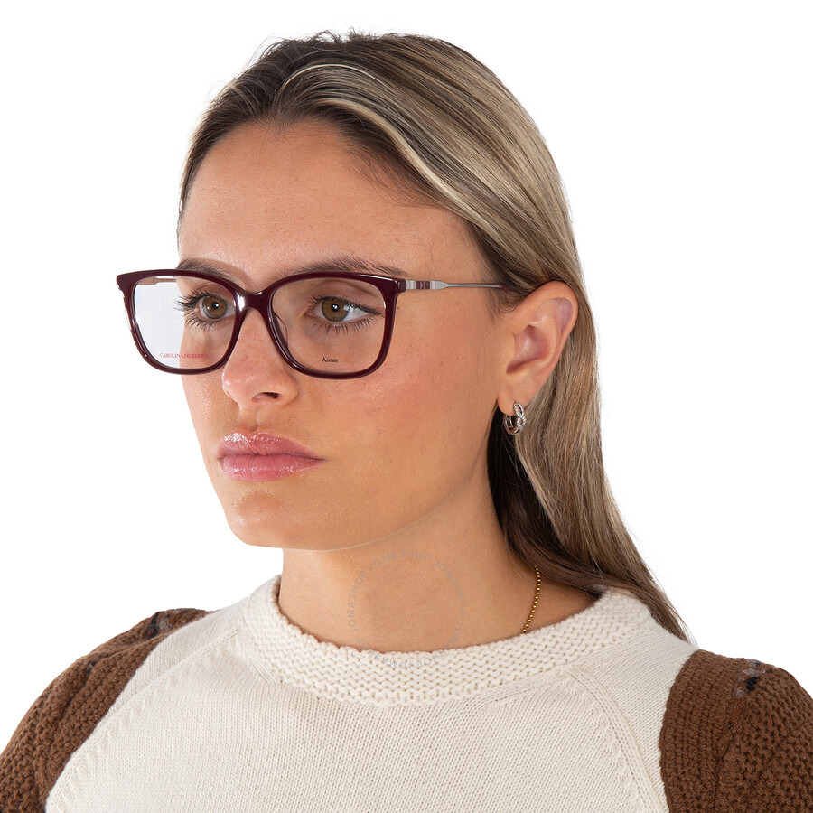 Carolina Herrera Demo Rectangular Ladies Eyeglasses CH 0072 0LHF 54 - 2