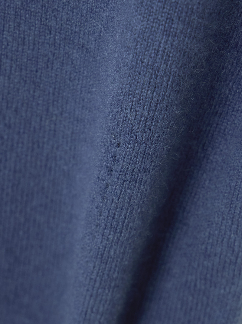 Pointelle-trimmed Cashmere T-shirt 5