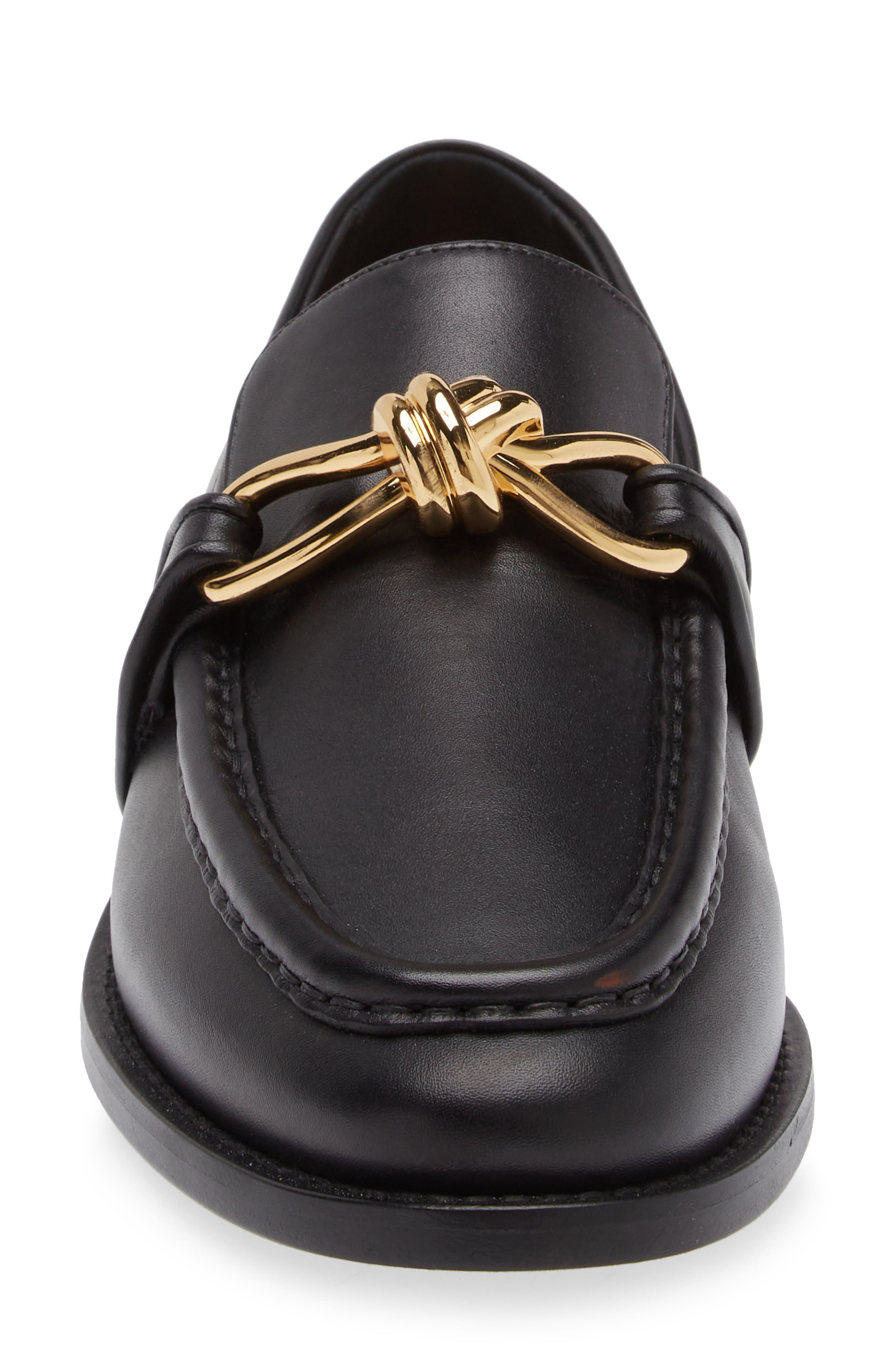 Bottega Veneta Astaire Knot Bit Loafer in Black at Nordstrom - 5