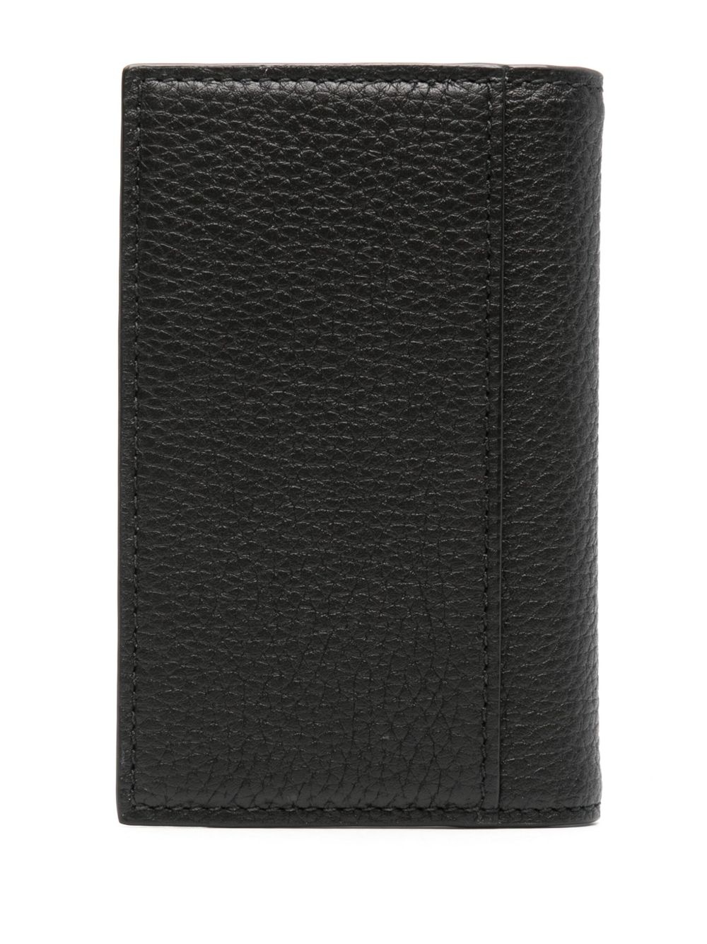 logo-lettering leather cardholder - 2