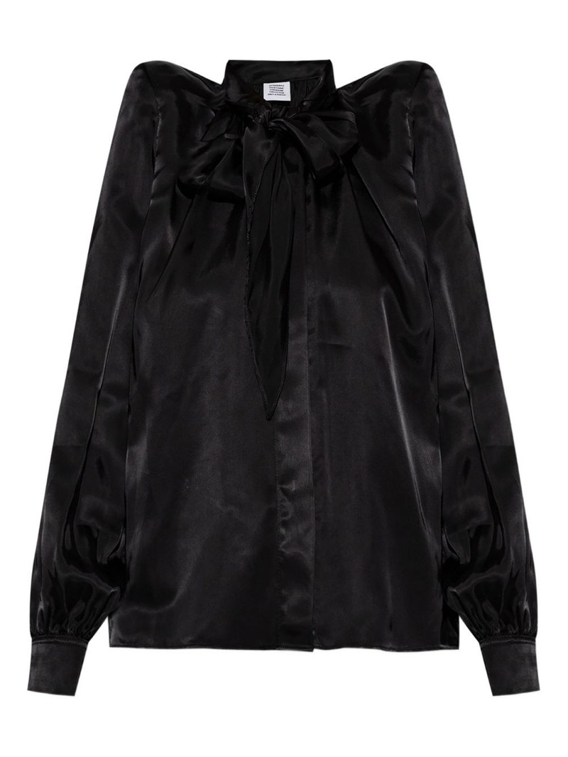 shoulder-pads bow shirt 1