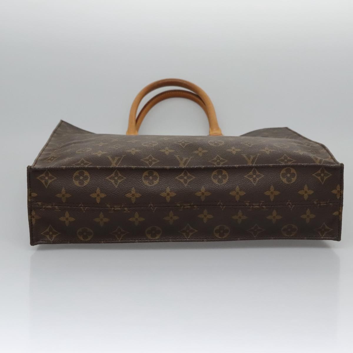 LOUIS VUITTON Monogram Sac Plat Hand Bag M51140 - 5