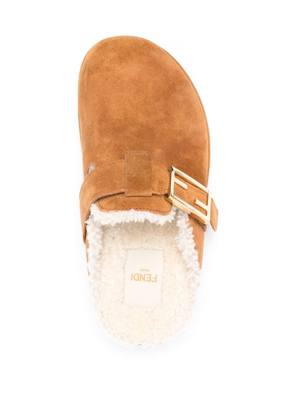 Fendi Feel suede slippers - 4