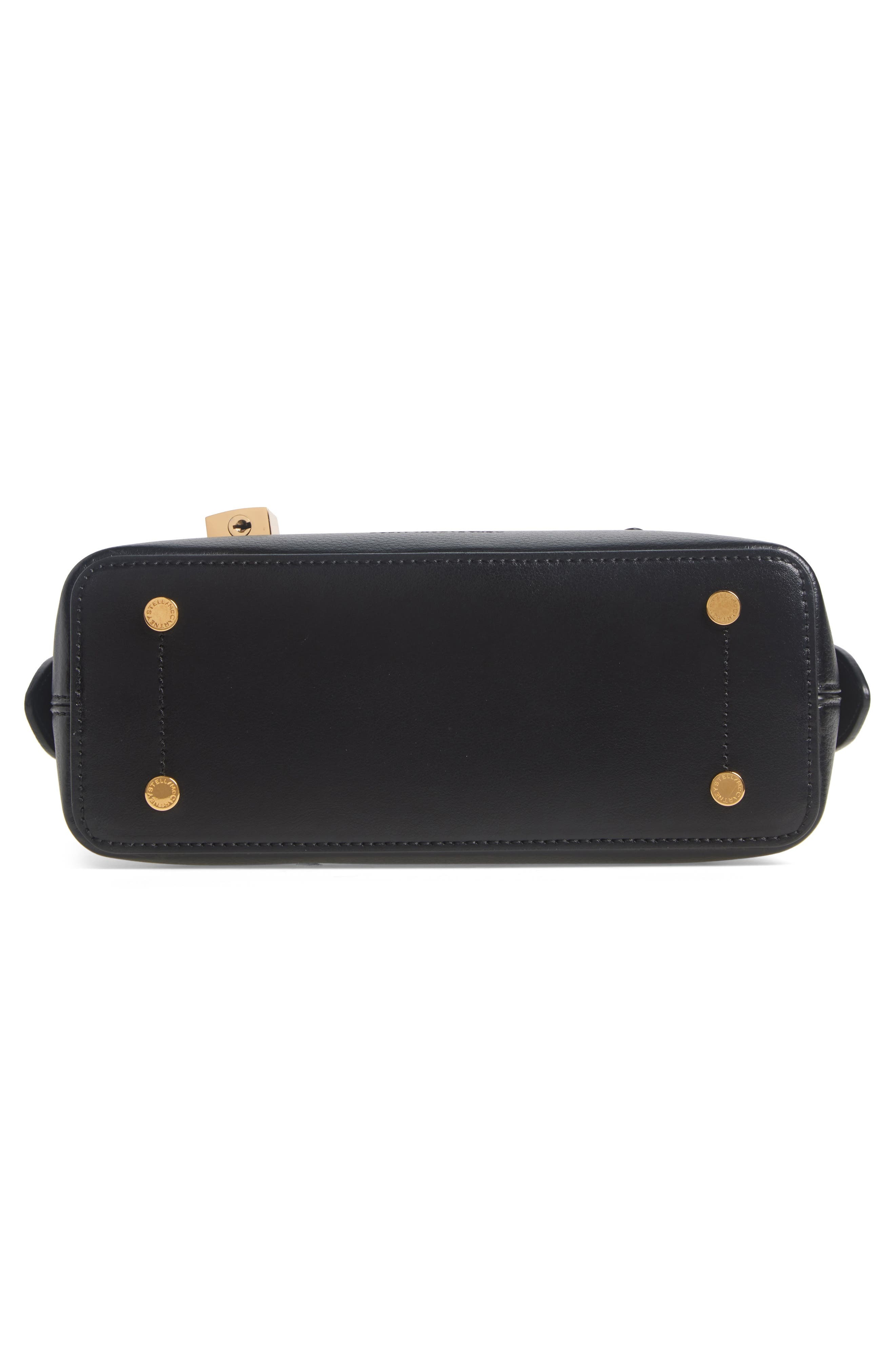 Stella McCartney Ryder Faux Leather Satchel in Black at Nordstrom - 7