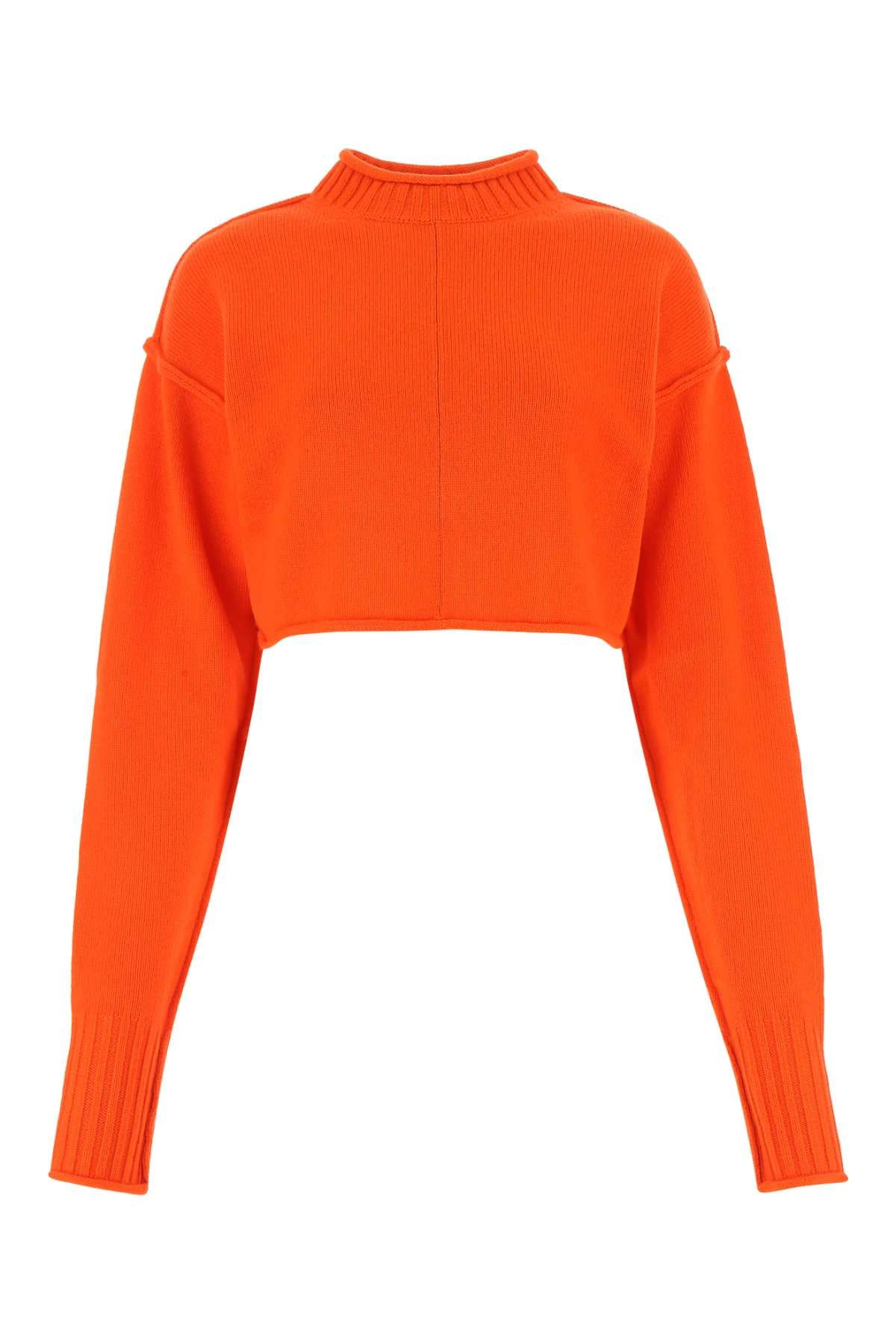 Sportmax Women Orange Wool Blend Maiorca Sweater - 1
