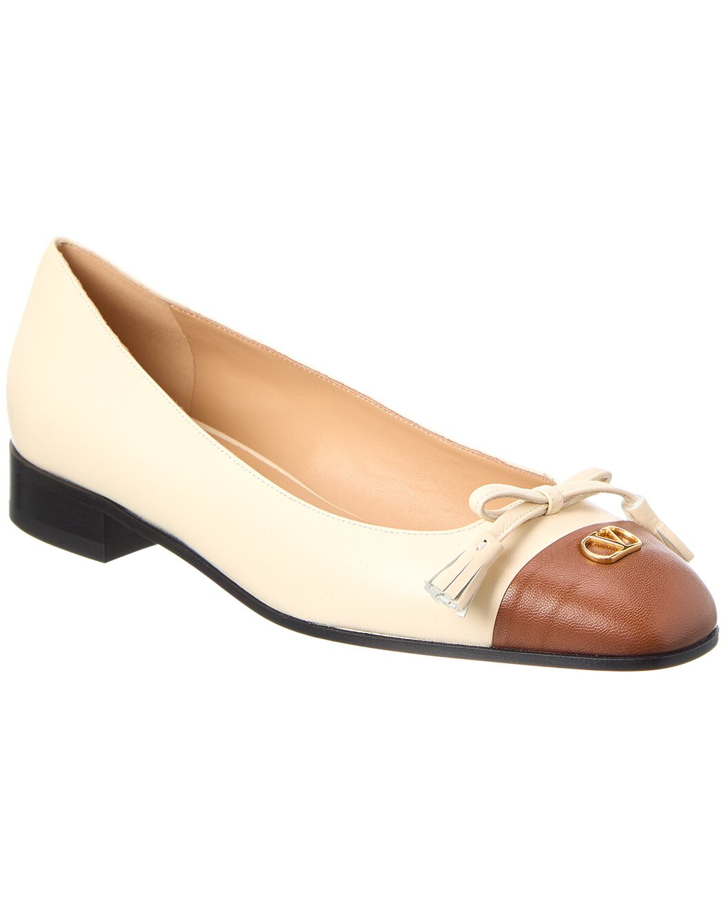 Valentino Valet Du Roi 25 Leather Ballerina Flat - 1