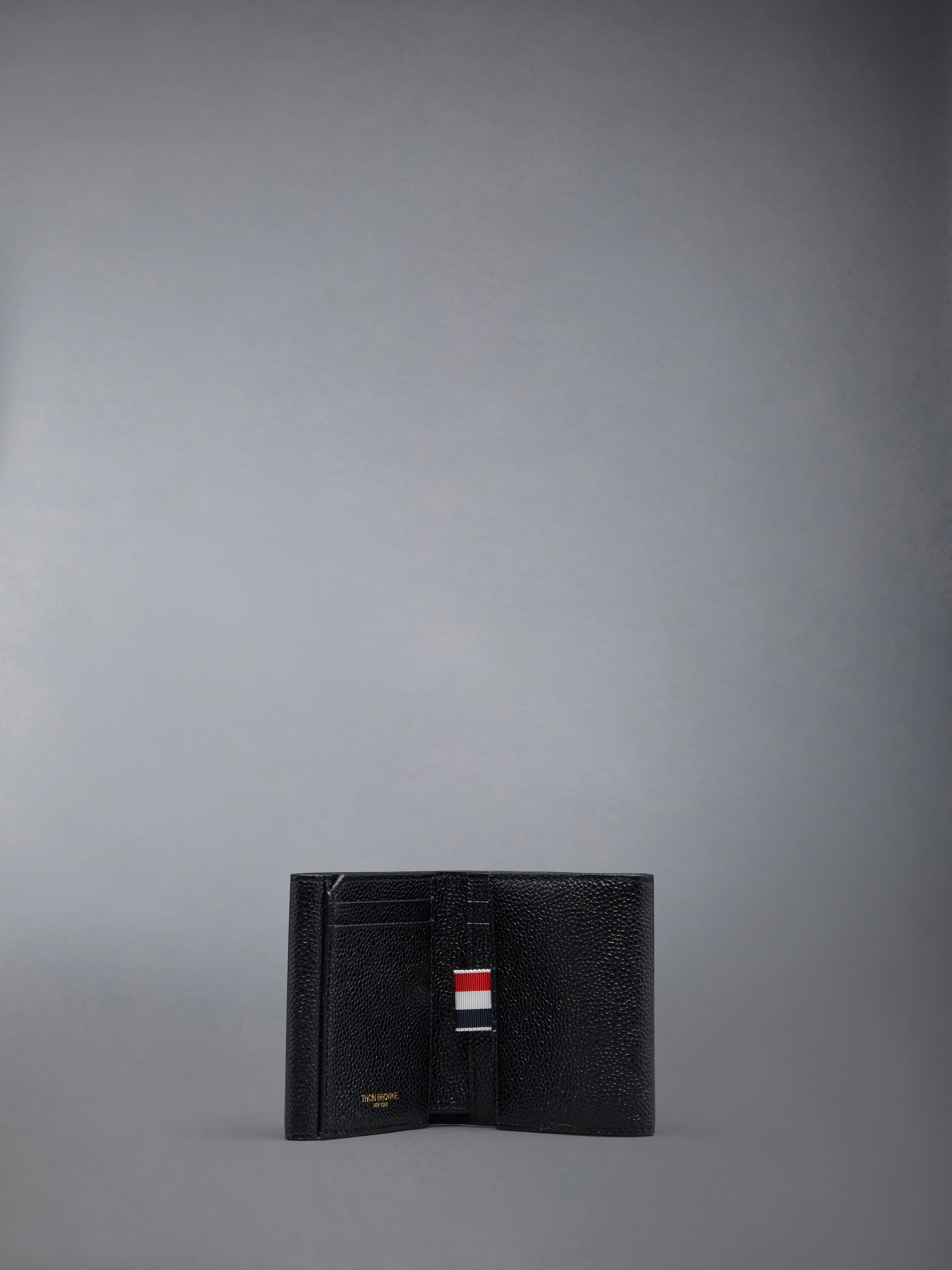 Pebble Grain Leather Small Purse With Coin Compartment - 3