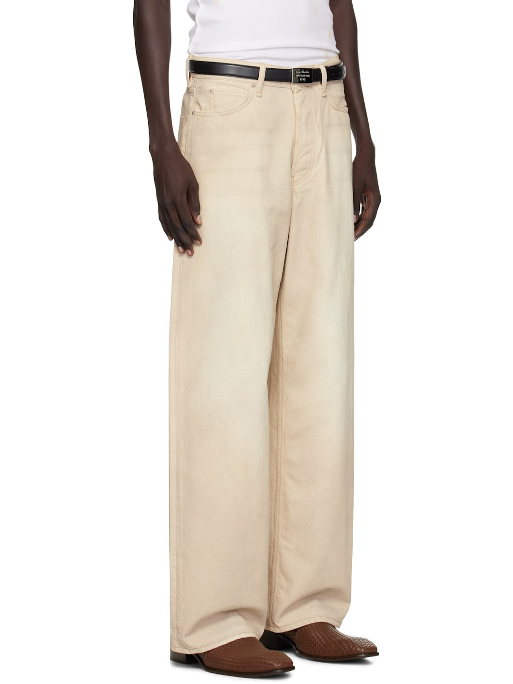 Beige Loose Fit 1981 Jeans - 2
