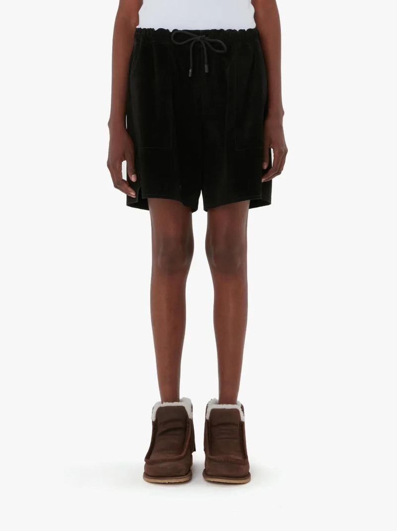 JW Anderson DRAWSTRING LEATHER SHORTS outlook