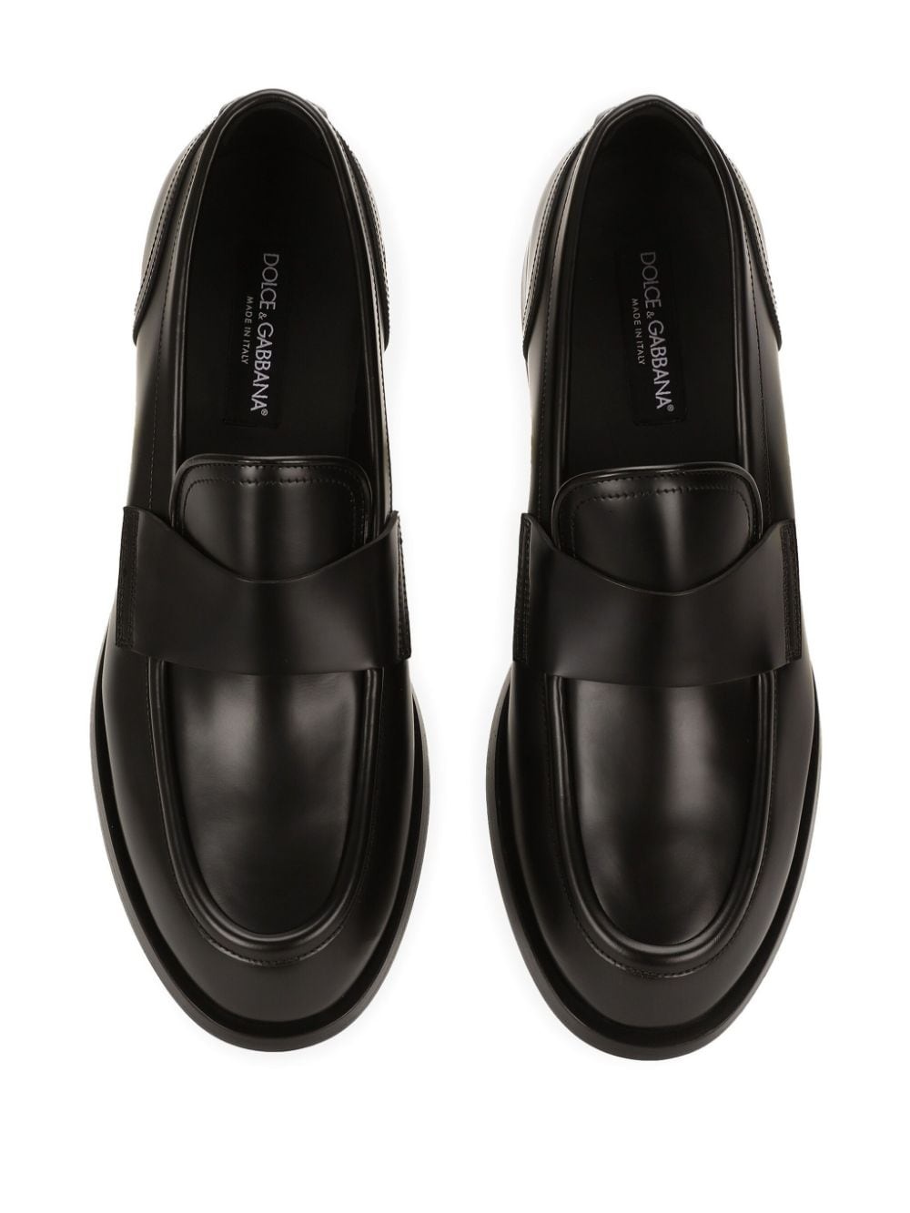 calfskin leather loafers - 4