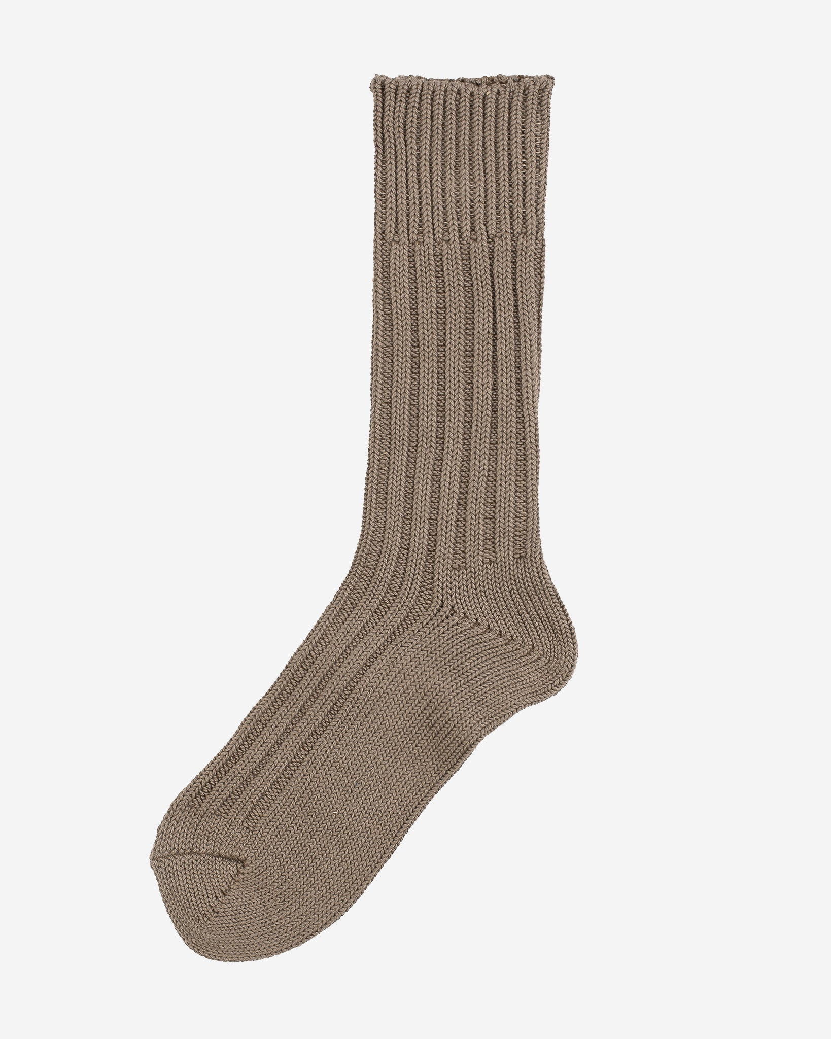 DEC-CAS-BEI Decka Cased Heavyweight Plain Socks - Beige - 3