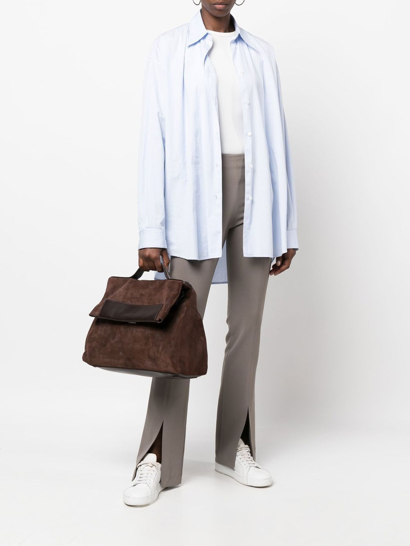 logo-embossed tote bag 1