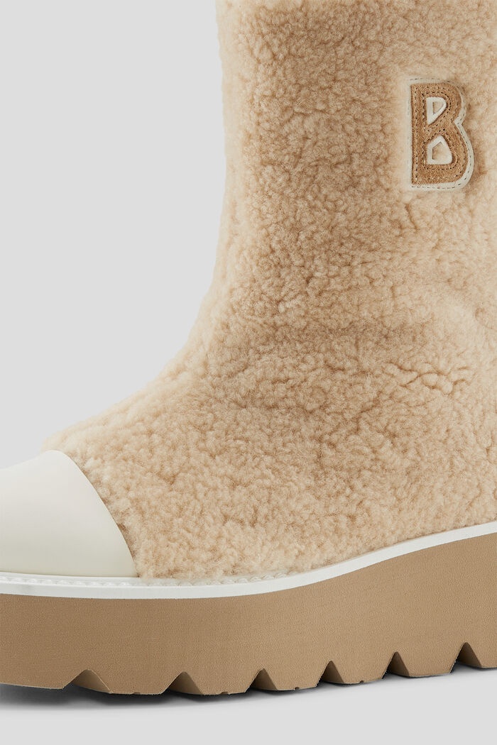 Andermatt Lambskin ankle boots in Camel - 4