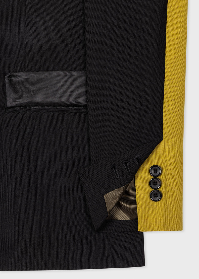 Paul Smith Double Breasted Contrast Wool Hopsack Suit outlook