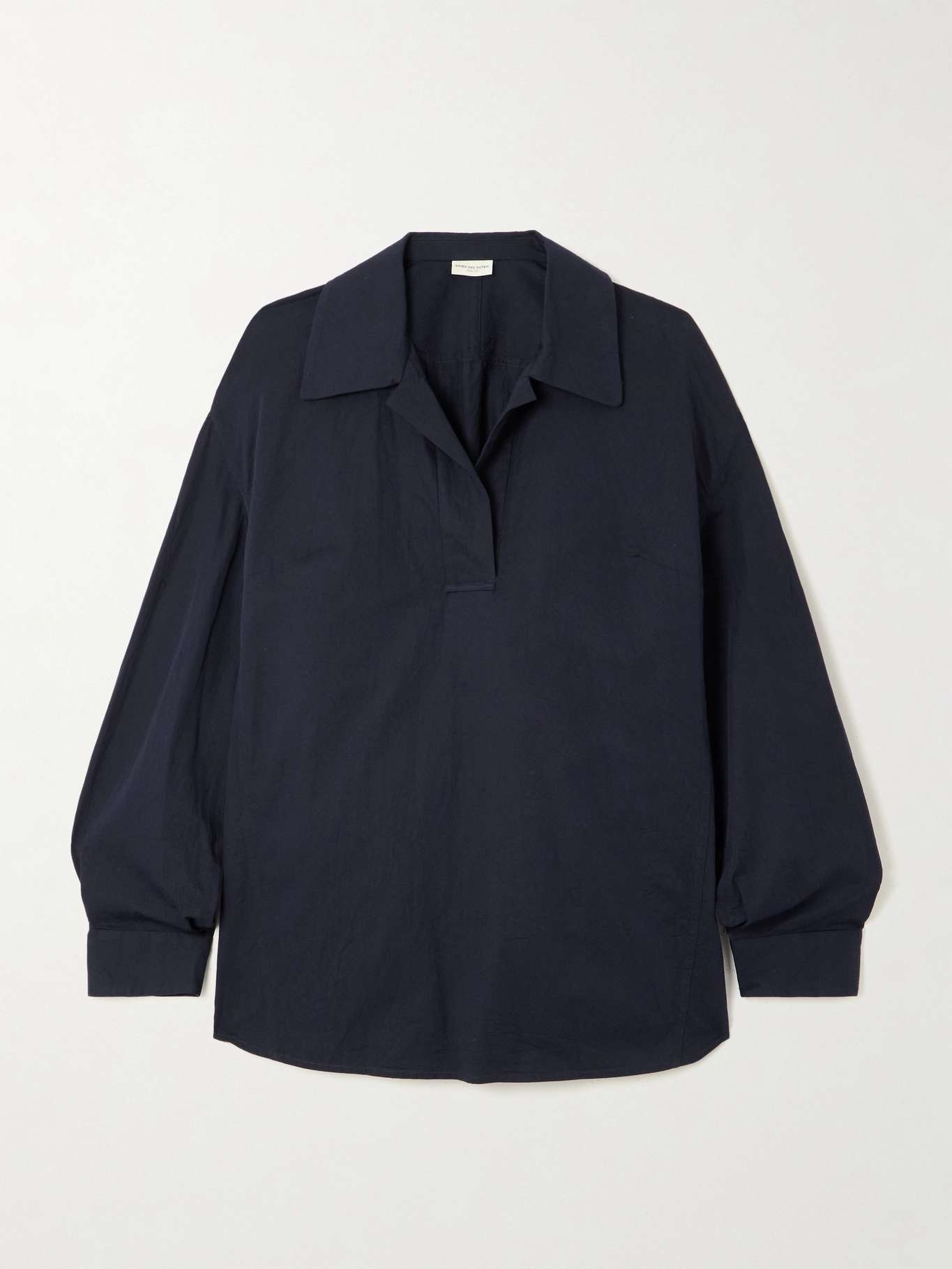 Oversized cotton-twill shirt - 1