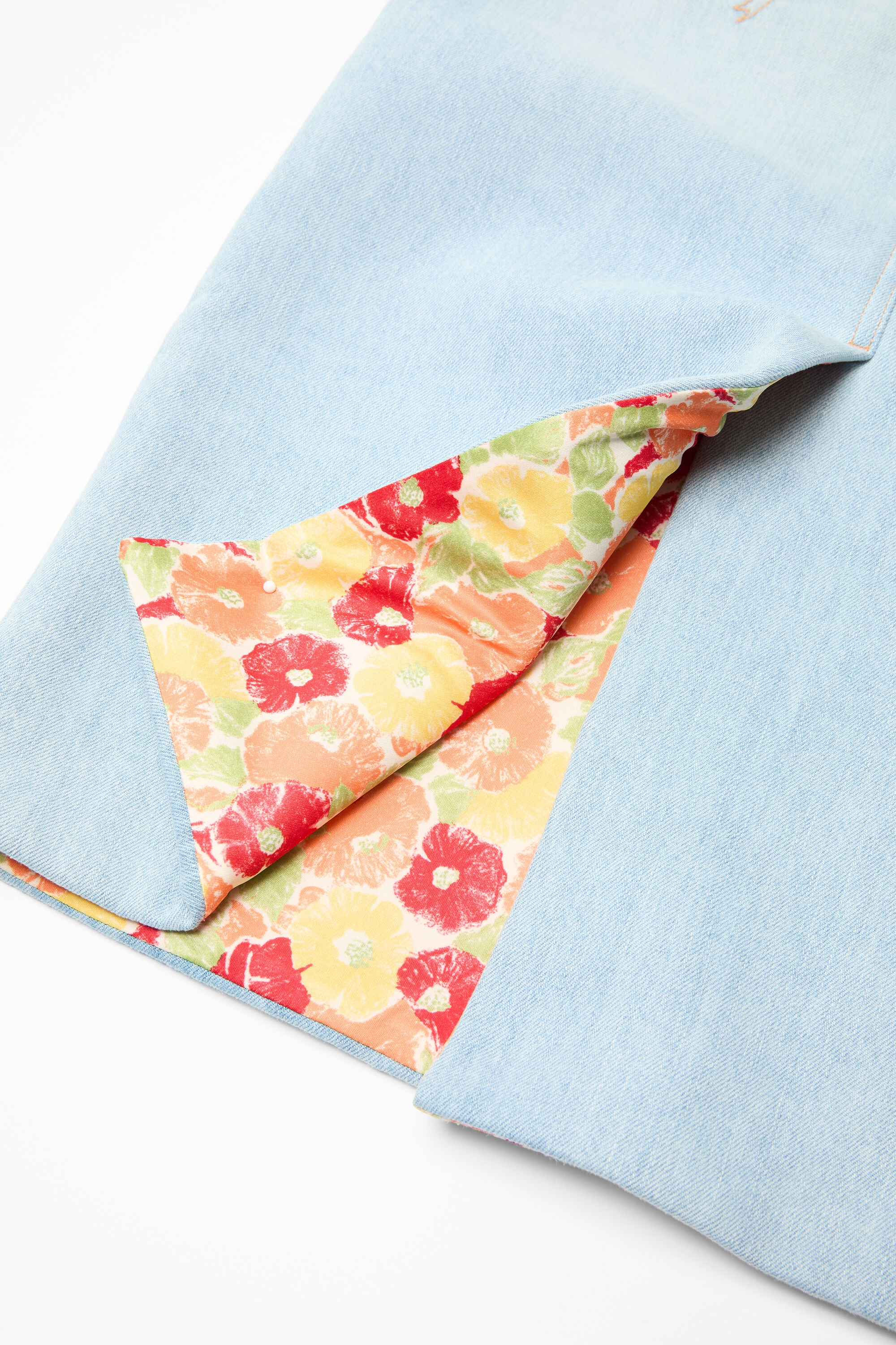 Denim skirt - Light blue - 3
