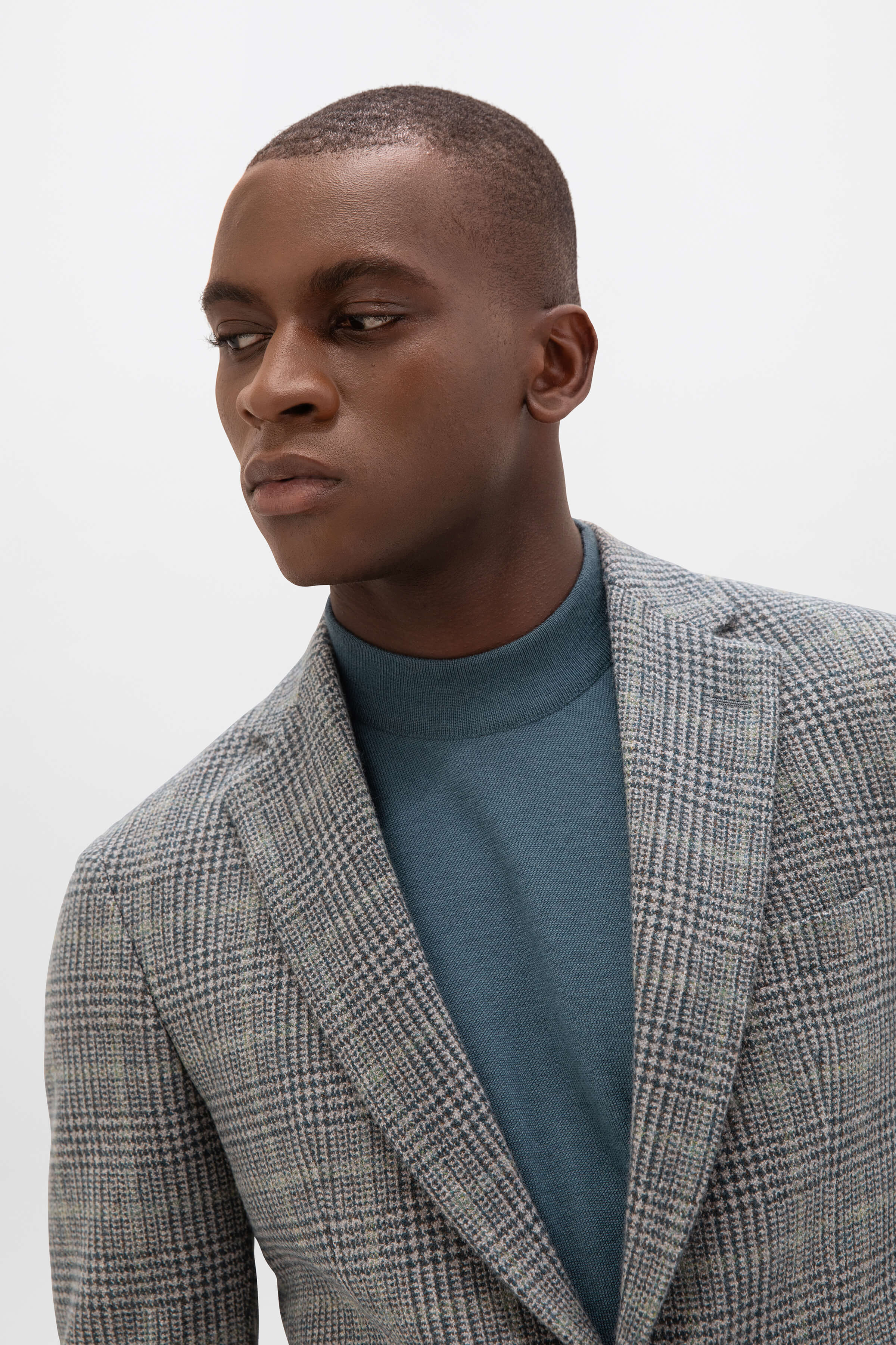 Grey Glen Check Tweed Jacket - 4